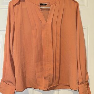 Women's Orange Blouse